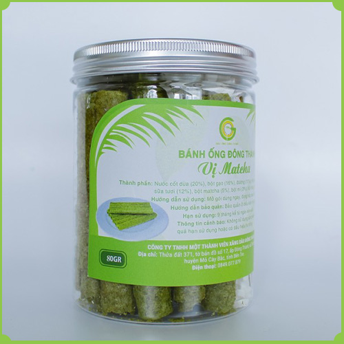 Bánh ống matcha